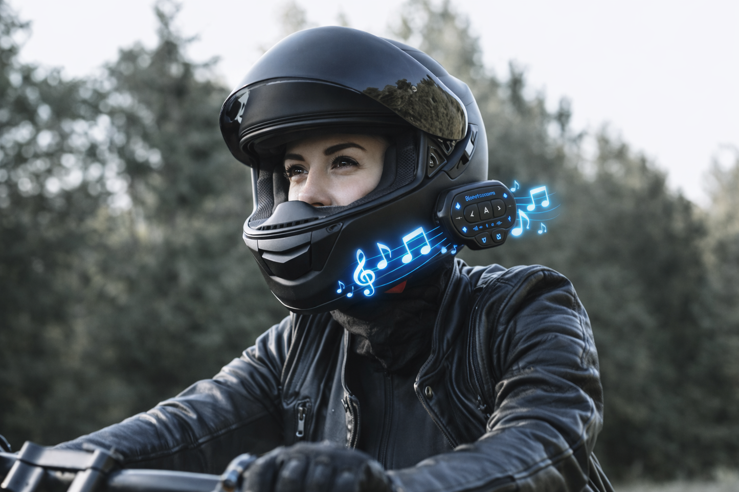 Intercomunicador de Motocicleta Bluetooth